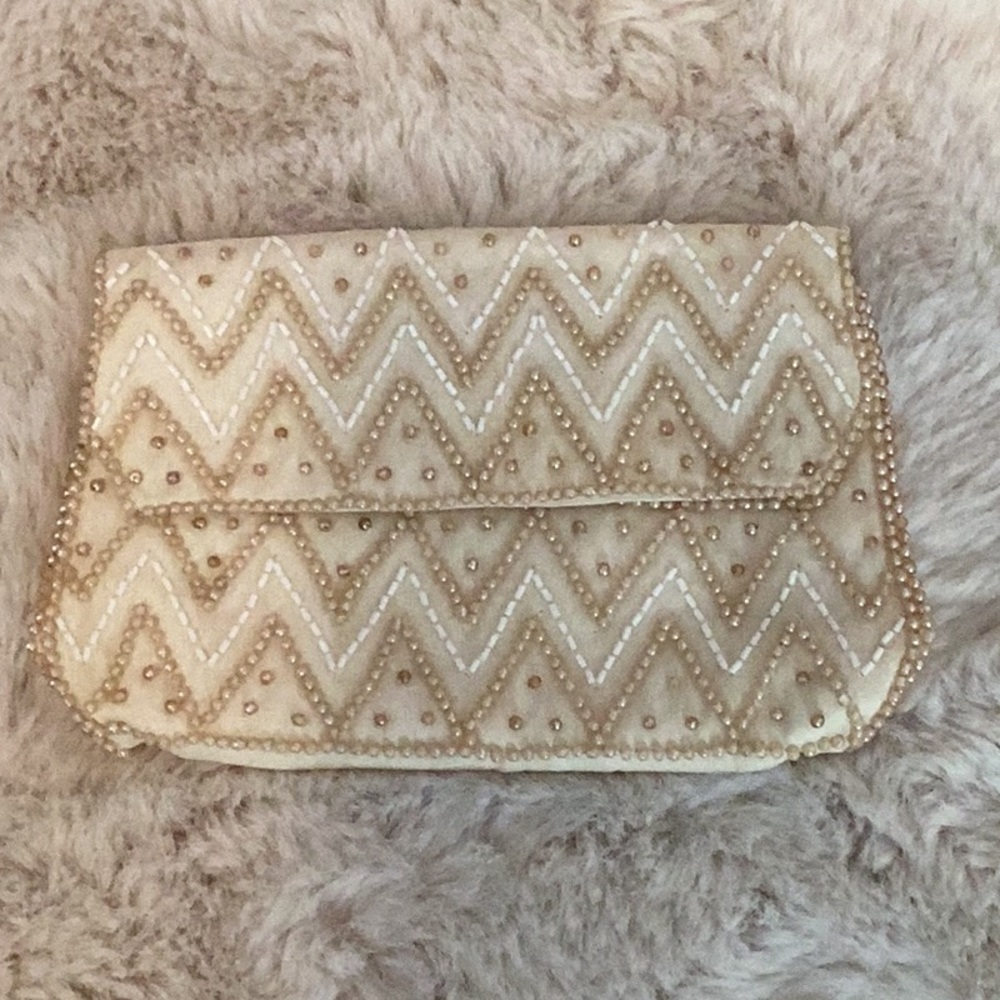 Vintage Beaded Clutch Bag by La Regale